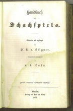 Load image into Gallery viewer, Handbuch des Schachspiels*