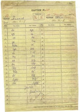 Load image into Gallery viewer, 1972 40th Chess Championship of USSR (Score Sheet)