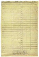 Load image into Gallery viewer, 1972 40th Chess Championship of USSR (Score Sheet)