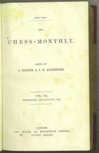 Load image into Gallery viewer, The Chess Monthly Volume VII (7)