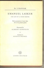 Load image into Gallery viewer, Emanuel Lasker: The Life of a Chess Master
