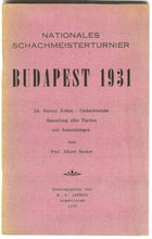 Load image into Gallery viewer, Nationales Schachmeisterturnier Budapest 1931
