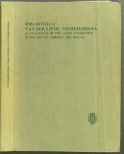 Load image into Gallery viewer, Bibliotheca van der Linde-Niemeijeriana: A Catalogue of the Chess Collection in the Royal Library, The Hague