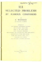 Load image into Gallery viewer, 111 Selected Problems by Famous Composers