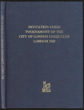 Load image into Gallery viewer, Invitation chess tournament of the city of London chess club, London 1900