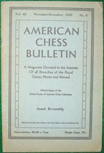 Load image into Gallery viewer, American Chess Bulletin Volume 42
