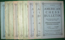 Load image into Gallery viewer, American Chess Bulletin Volume 18