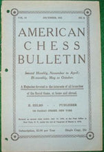 Load image into Gallery viewer, American Chess Bulletin Volume 18