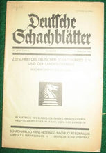 Load image into Gallery viewer, Deutsche Schachblatter, Volume 21