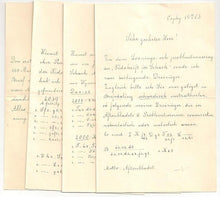 Load image into Gallery viewer, Four problem letters to L Collijn from Ladislav Vetešník