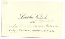 Load image into Gallery viewer, Four problem letters to L Collijn from Ladislav Vetešník
