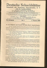 Load image into Gallery viewer, Deutsche Schachblatter Volume 18