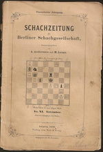 Load image into Gallery viewer, Schachzeitung der Berliner Schachgesellschaft Volume XIV (14)
