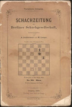 Load image into Gallery viewer, Schachzeitung der Berliner Schachgesellschaft Volume XIV (14)