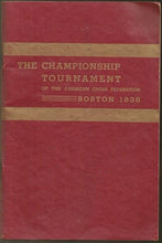 Load image into Gallery viewer, Year Book of the American Chess Federation Volume 4, 1939 Including Thirty-four Games from the Open Championship Tournament at Boston