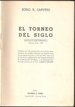 Load image into Gallery viewer, El Torneo del Siglo Sesquicentenario Buenos Aires, 1960