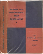 Load image into Gallery viewer, Book of the Warsaw 1935 International Chess Team Tournament