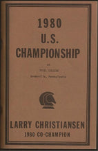Load image into Gallery viewer, The 1980 United States (U S) Invitational Chess Championship at Thiel College, Greenville, Pennsylvania June 11 - 29, 1980