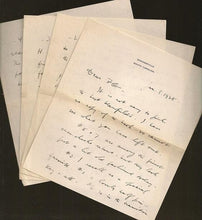 Load image into Gallery viewer, Alain Campbell White Letters to Frederick Gamage