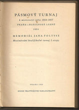 Load image into Gallery viewer, Pásmový turnaj k mistrovství světa 1954-1957, Praha, Mariánské Lázně 1954 : memoriál Jana Foltyse, mezinárodní kvalifikační turnaj I. etapy