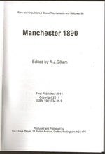 Load image into Gallery viewer, International Chess Tournament Manchester 1890