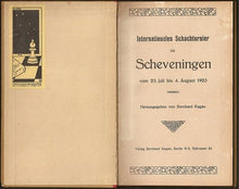 Load image into Gallery viewer, Internationales Schachturnier zu Scheveningen vom 23. Juli bis 4. August 1923