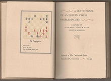 Load image into Gallery viewer, Sketchbook of American Chess Problematists