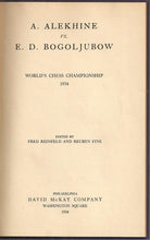 Load image into Gallery viewer, A Alekhine vs E D Bogoljubow World's Chess Championship 1934