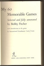 Load image into Gallery viewer, My 60 Memorable Games of Chess