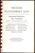 Load image into Gallery viewer, Program for the Second Piatigorsky Cup: International Grandmaster Chess Tournament July 17 to August 15, 1966