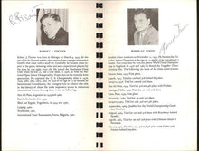 Load image into Gallery viewer, Program for the Second Piatigorsky Cup: International Grandmaster Chess Tournament July 17 to August 15, 1966
