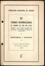 Load image into Gallery viewer, XX° Torneo Internacional de Ajedrez Mar del Plata (Daily Bulletins)