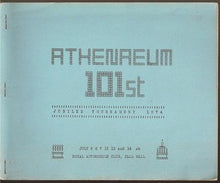 Load image into Gallery viewer, Athenaeum 101st Jubilee Tournament 1974, Held at and with the Co-operation of the Royal Automobile Club, Pall Mall, on Friday July 5th, Saturday 6th, Sunday 7th, Friday 12th, Saturday 13th and Sunday 14th, July 1974