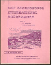 Load image into Gallery viewer, 1930 Scarborough International Tournament