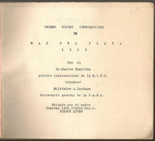 Load image into Gallery viewer, Primer Torneo Internacional de Mar Del Plata 1928