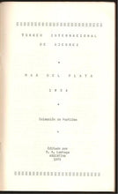 Load image into Gallery viewer, Torneo Internacional de Ajedrez Mar Del Plata 1934