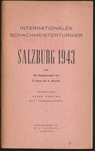 Load image into Gallery viewer, Internationales Schachmeisterturnier Salzburg 1943