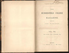 Load image into Gallery viewer, The Huddersfield College Magazine Volume VII and VIII