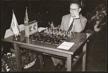 Load image into Gallery viewer, Photograph Mikhail Moiseyevich Botvinnik at the Chess Board