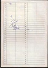 Load image into Gallery viewer, 38th Biel Chess Festival Tournament, Christian Bauer v Hikaru Nakamura (Score Sheet)