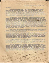 Load image into Gallery viewer, Alain White Letter to Edgar Holliday