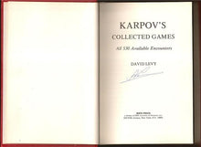 Load image into Gallery viewer, Karpov's Collected Games: All 530 Available Encounters, 1961-1974