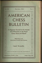 Load image into Gallery viewer, American Chess Bulletin Volume 38