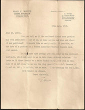 Load image into Gallery viewer, Letter from George Hume to Gilbert Dobbs