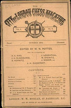 Load image into Gallery viewer, The City of London Chess Magazine, Volume 1, Number 9