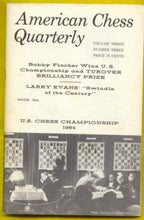 Load image into Gallery viewer, American Chess Quarterly Volume three