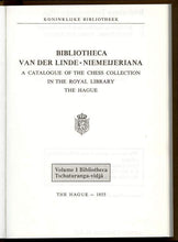 Load image into Gallery viewer, Bibliotheca van der Linde-Niemeijeriana: A Catalogue of the Chess Collection in the Royal Library, The Hague