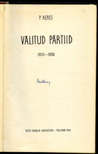 Load image into Gallery viewer, Valitud Partiid 1931-1958