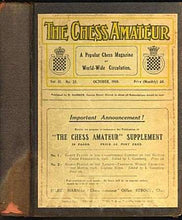 Load image into Gallery viewer, The Chess Amateur Volume III