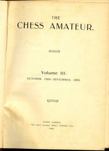 Load image into Gallery viewer, The Chess Amateur Volume III